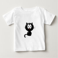 Gato preto em fundo branco