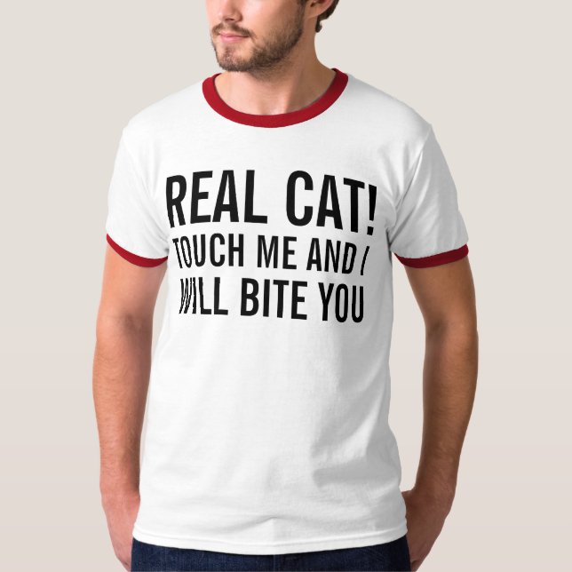 T-shirt gato real (Frente)