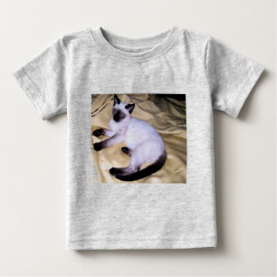 T-shirt Gato siamês, arenito, animais de estimação, gatinh