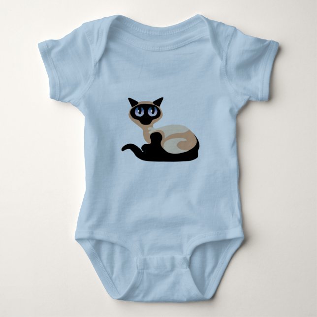 T-shirt Gato Siamese (Frente)