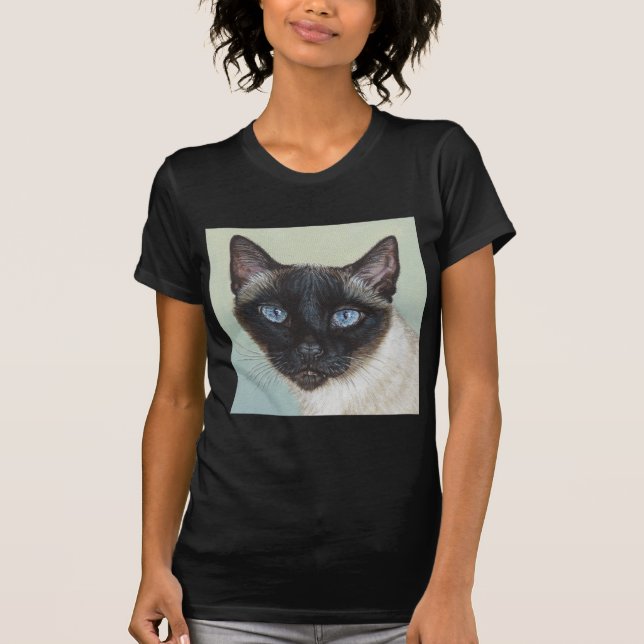 T-shirt Gato Siamese Murphy (Frente)