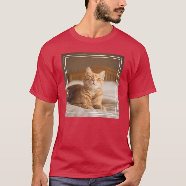 T-shirt Gato sonolento das imagens | de Getty (Frente)