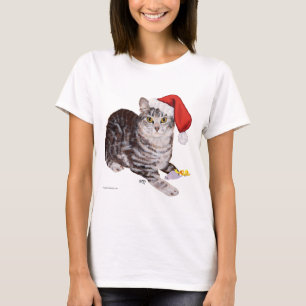 T-shirt Gato Tabby American Shorthair - Natal