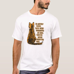 T-shirt Gatos adorados como deuses