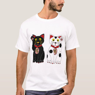 T-shirt Gatos afortunados