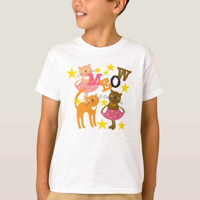 T-shirt Gatos Dançantes (Frente)