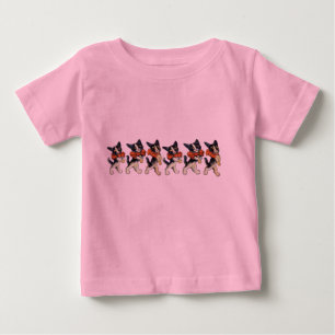 T-shirt Gatos de marcha de Louis Wain - Creeper bonito do