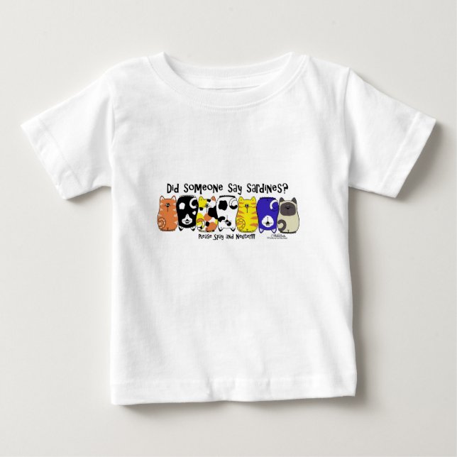 T-shirt Gatos De Sardine (Frente)