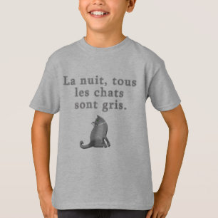T-shirt Gatos Franceses Dizendo Produtos