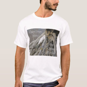 T-shirt Gavota Grande (Ardea alba) OBX Outer Banks