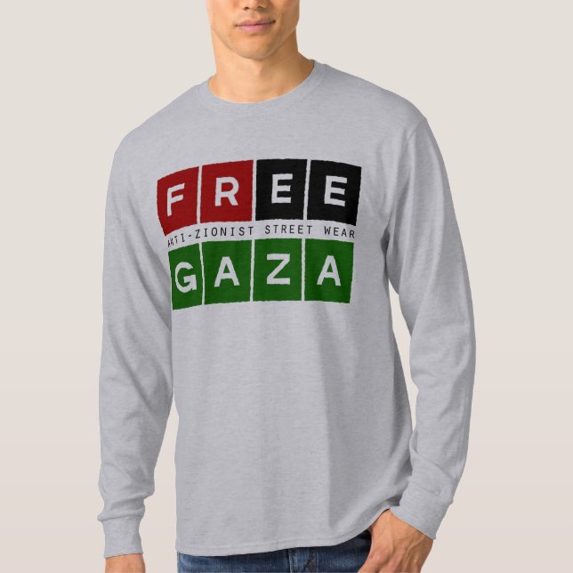T-shirt Gaza livre! (Frente)