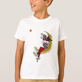 T-shirt Gaze Cósmica: Elf na Aventura da Lua
