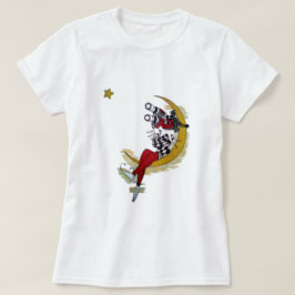 T-shirt Gaze Cósmica: Elf na Aventura da Lua
