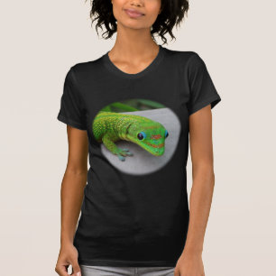 T-shirt Gecko do Dia da Pó Dourada - Audiência e Consiga a