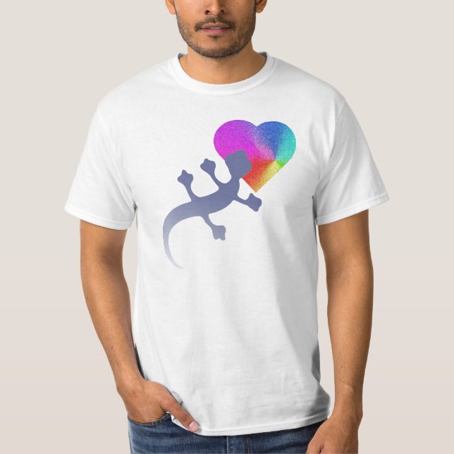T-shirt Gecko Heart (Frente)
