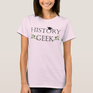 T-shirt Geek da história