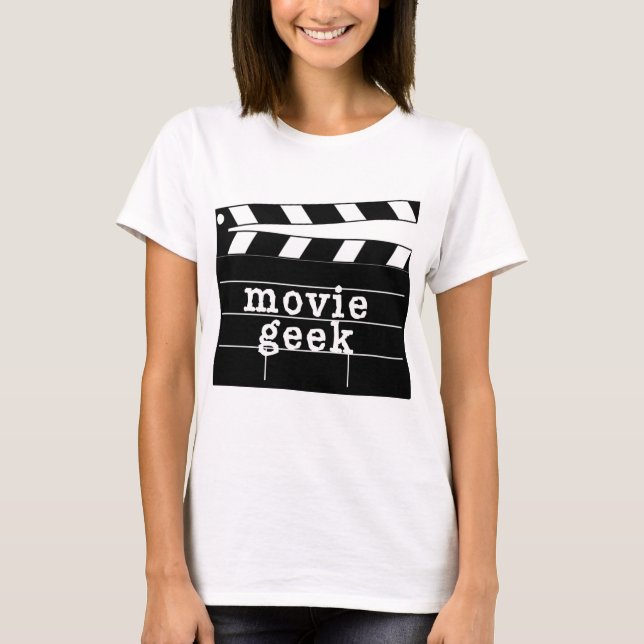 T-shirt Geek do filme com ripa (Frente)
