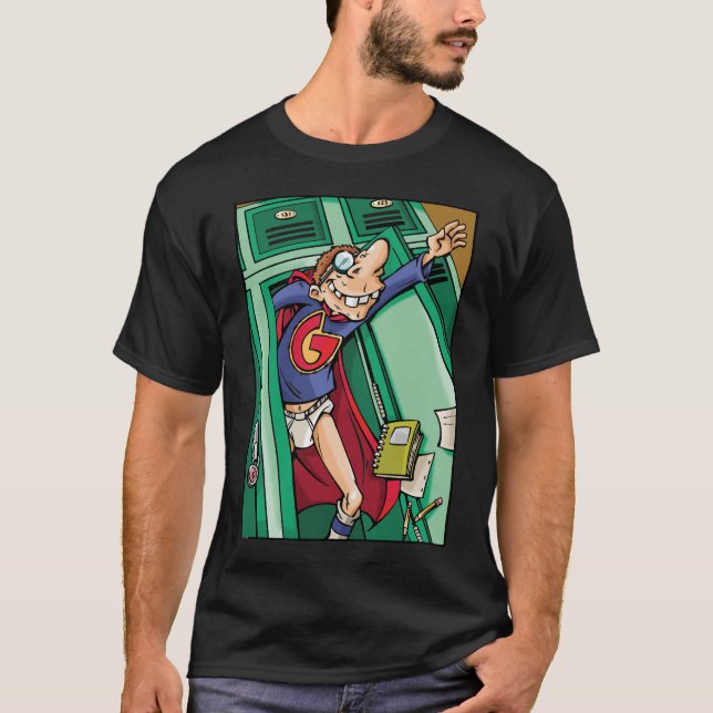 T-SHIRT GEEK SUPER (Frente)