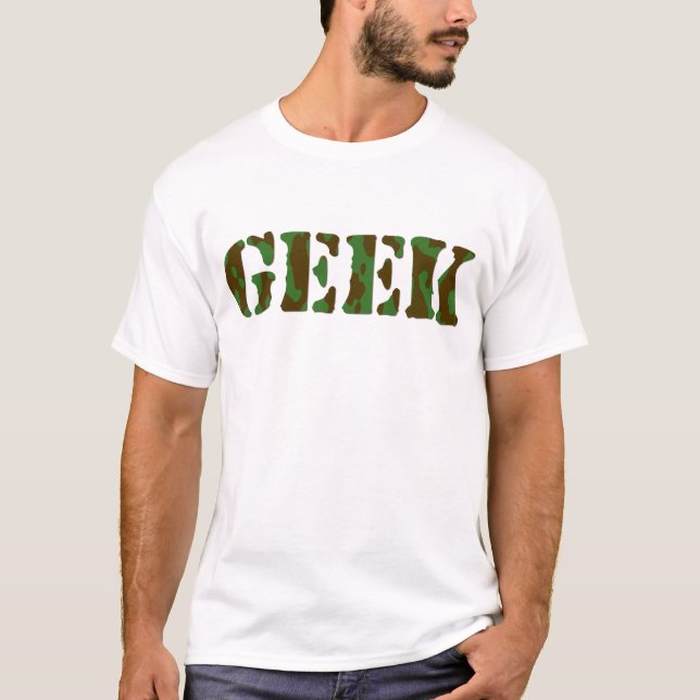 T-shirt geekcamo (Frente)