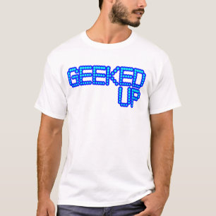 T-shirt GEEKED ACIMA de seus empurrões de um jerkin do
