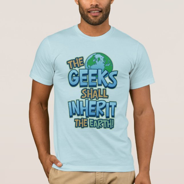 T-shirt Geeks Herdados da Terra (Frente)