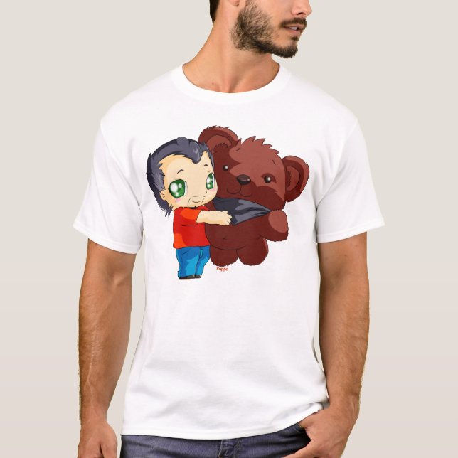 T-shirt Gege and his teddy bear (Frente)