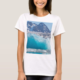 T-shirt Gelo azul de glaceir, Noruega