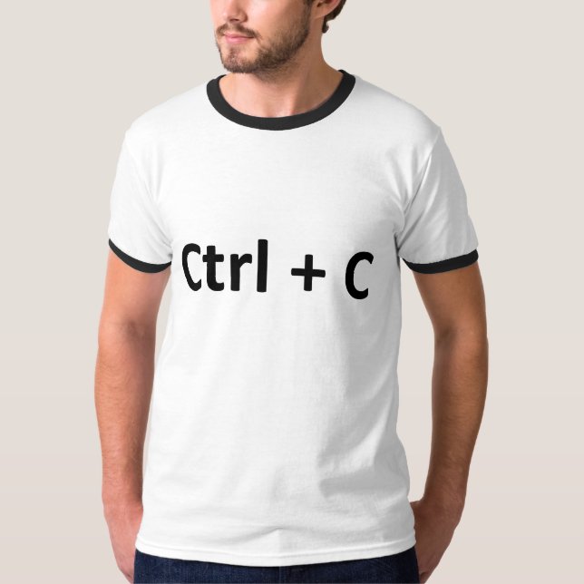 T-shirt Gêmeos da pasta da cópia do CTRL C CTRL V (Frente)