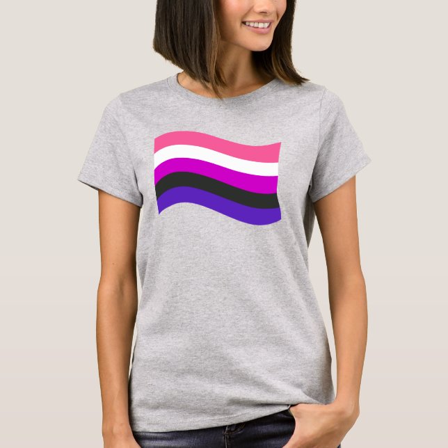T-Shirt GENDERFLUID (Frente)