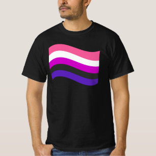 T-Shirt GENDERFLUID FLAG WAVING