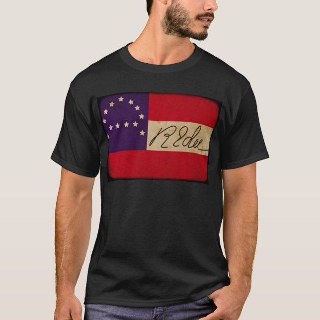 T-shirt General Lee Matriz Bandeira com assinatura (Frente)