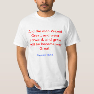 T-shirt Gênesis 26:13