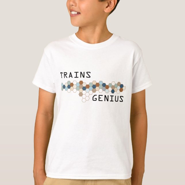 T-shirt Gênio dos trens (Frente)