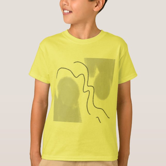 T-Shirt GENOMA DO CÍRCULO ouro (Frente)