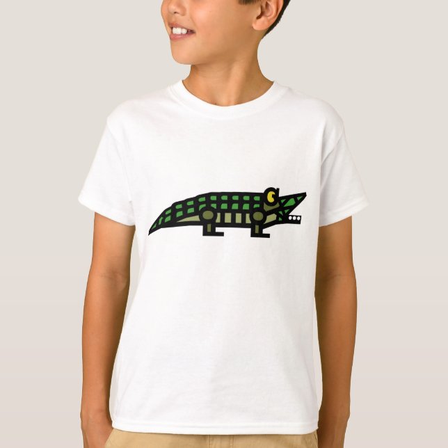 T-shirt "genuíno" do jacaré (Frente)