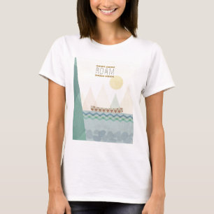 T-shirt Geo II ao ar livre Rumo