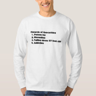 T-shirt Geocaching arrisca a lista