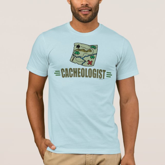 T-shirt Geocaching Humorístico (Frente)