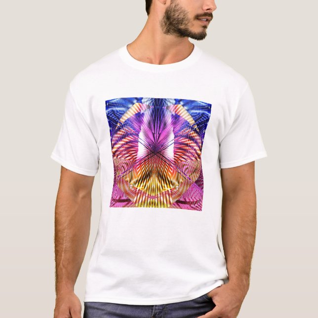 T-shirt Geometria abstrata 1.2d (app) (Frente)