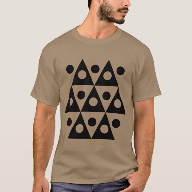 T-shirt Geométrico 260514 - Preto (Frente)