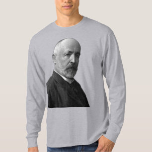 T-shirt Georg Cantor de Matemático Alemão