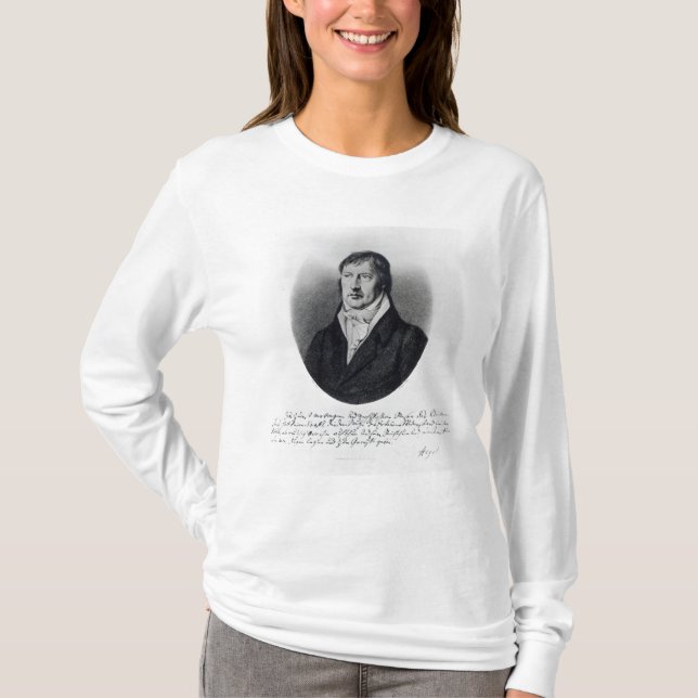 T-shirt Georg Wilhelm Friedrich Hegel (Frente)