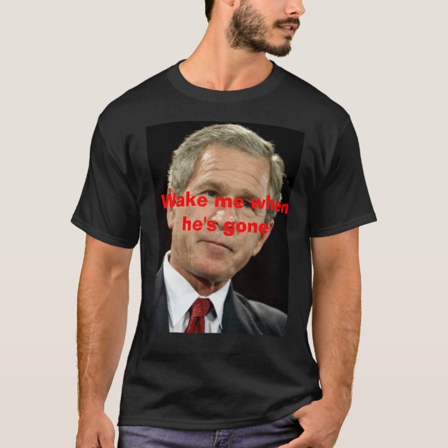 T-shirt George, acorda-me quando foi (Frente)