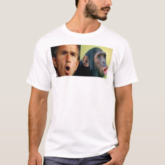 T-shirt George W. do "menino" Bush macaco
