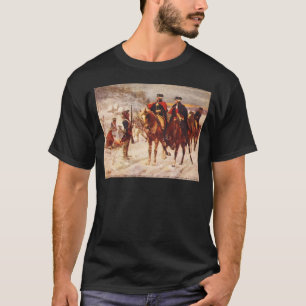 T-shirt George Washington e Lafayette na forja do vale