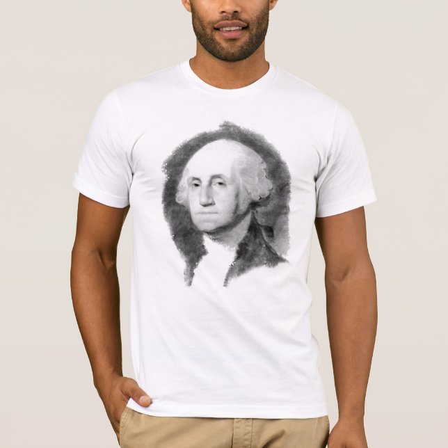 t-shirt George Washington Portrait (Frente)