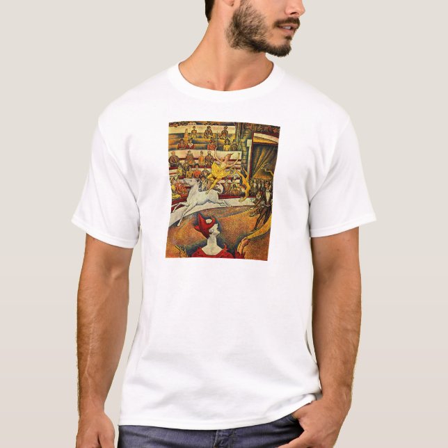 T-shirt Georges Seurat's The Circus (1891) (Frente)
