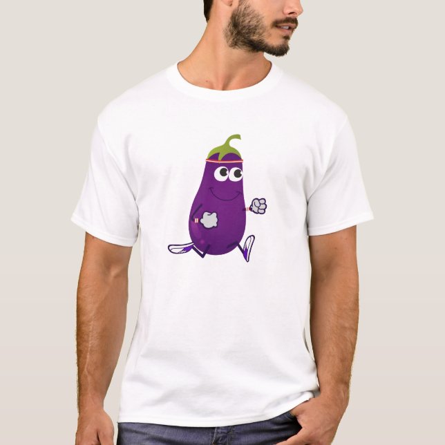 T-shirt Geração de EggPlant (Frente)