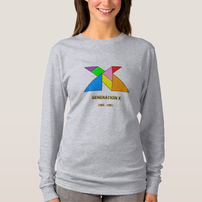 T-shirt geração X (Frente)