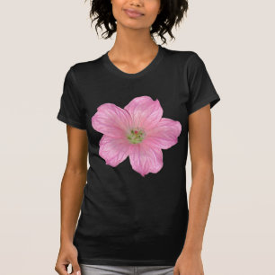 T-shirt Gerânio cor-de-rosa